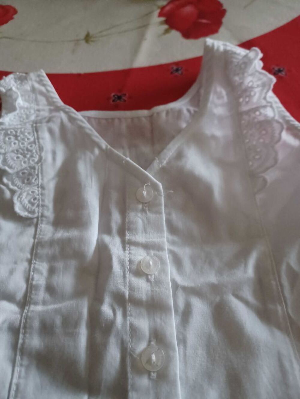 Corsage blanc enfant Vêtements enfants