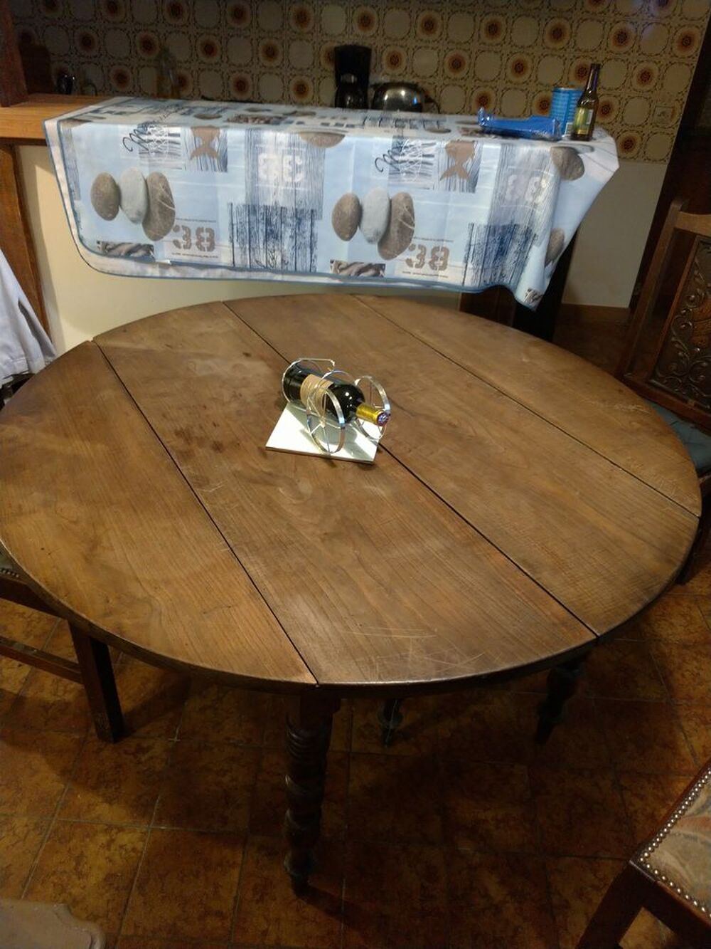 table ancienne style breton . Meubles