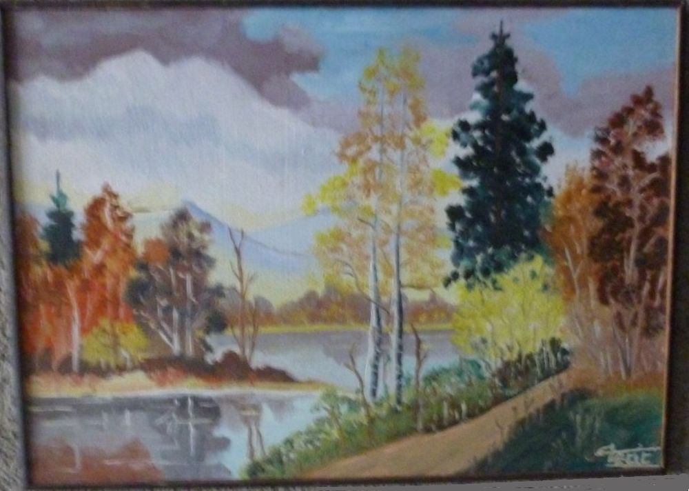 13 PEINTURES SUR BOIS
PAYSAGES MARINE ET NATURES MORTES Dcoration