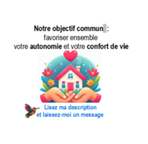   Assistante De Vie, certifiée. Salaire adapté à la situation. 