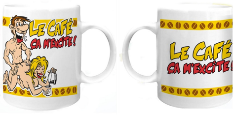 Mug : Le Café ça m'Excite ! 4 Beauchamp (95)