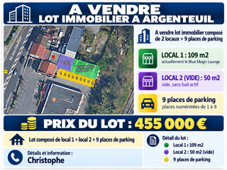  Investissement à vendre 9 pièces 159 m²
