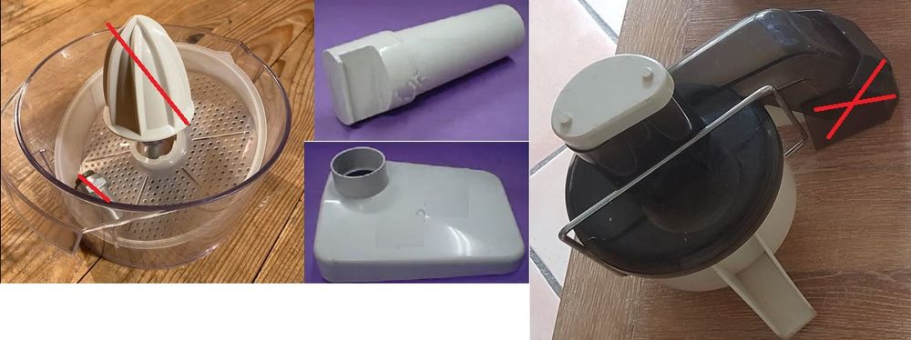 Kenwood chef A 901 : pi&egrave;ces d&eacute;tach&eacute;es Electroménager