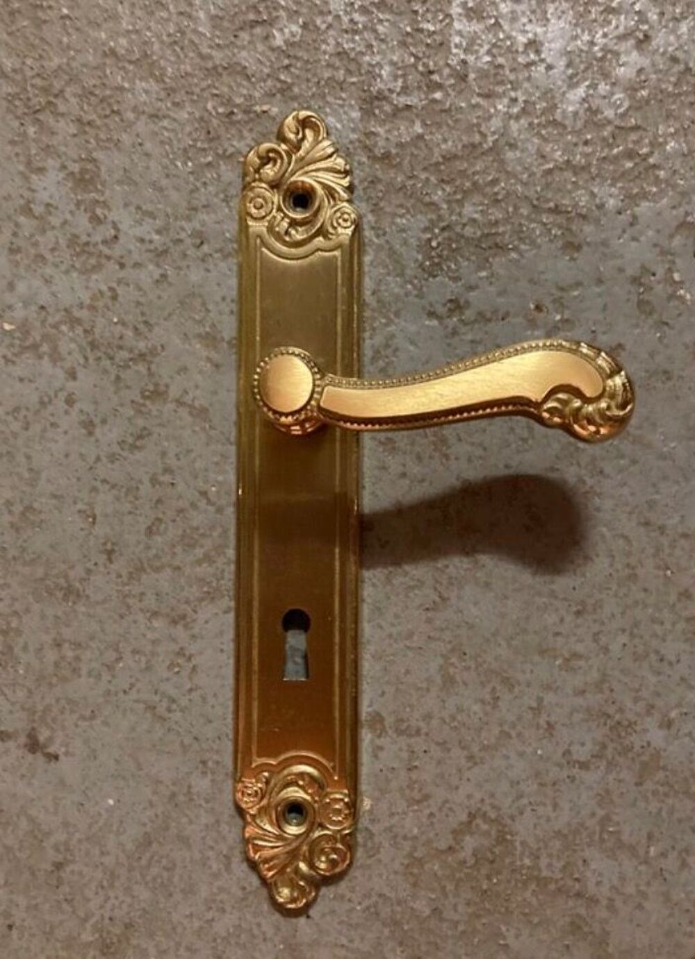 Poign&eacute;es Porte dor&eacute;es en laiton Décoration