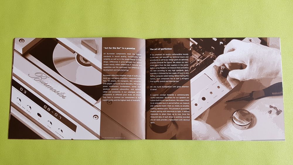 BURMESTER * ART FOR THE EAR Audio et hifi