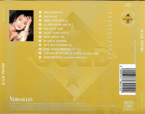 cd Julie Pietri  Gold (tat neuf) 10 Martigues (13)