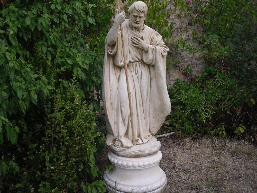 STATUE RELIGIEUSE ST JACQUES DE COMPOSTELLE H 110CM Jardin