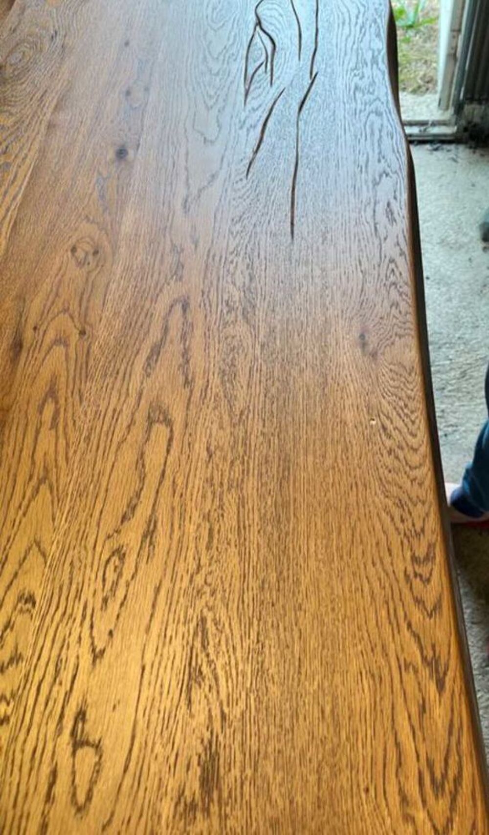 Table moderne en ch&ecirc;ne rustique Meubles