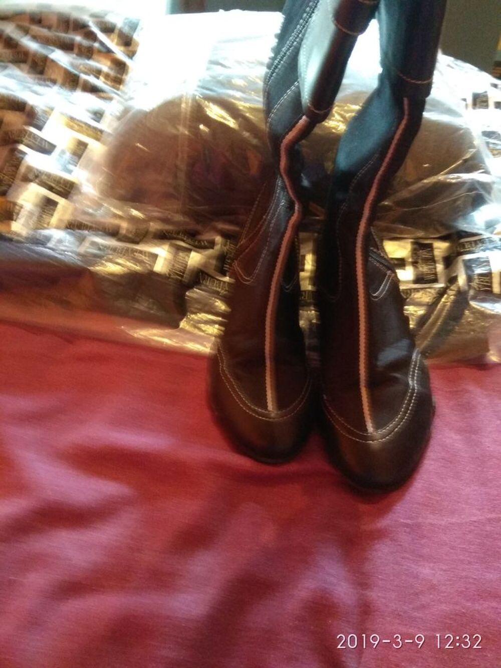 Bottes style moto Chaussures