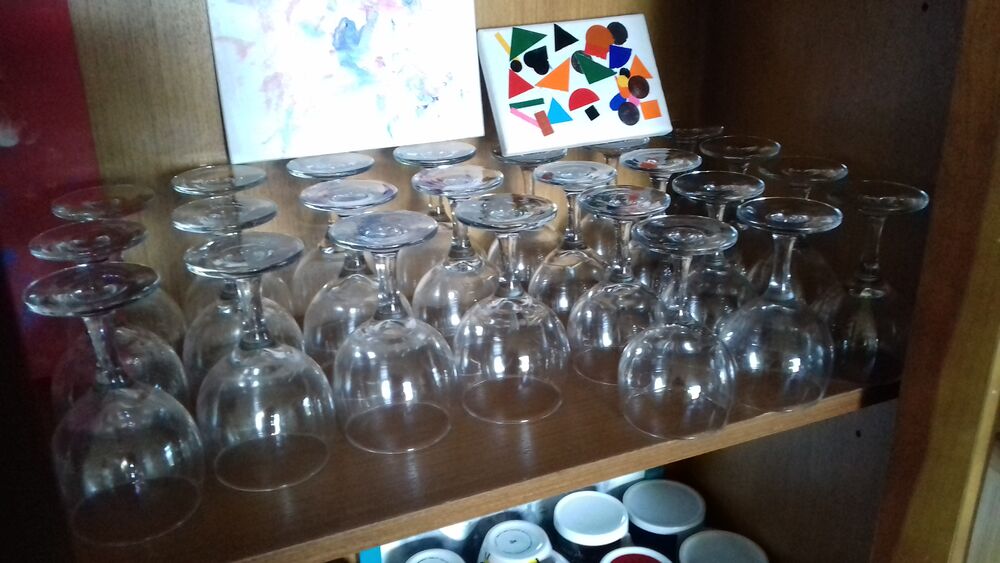 SERVICE DE VERRES Décoration