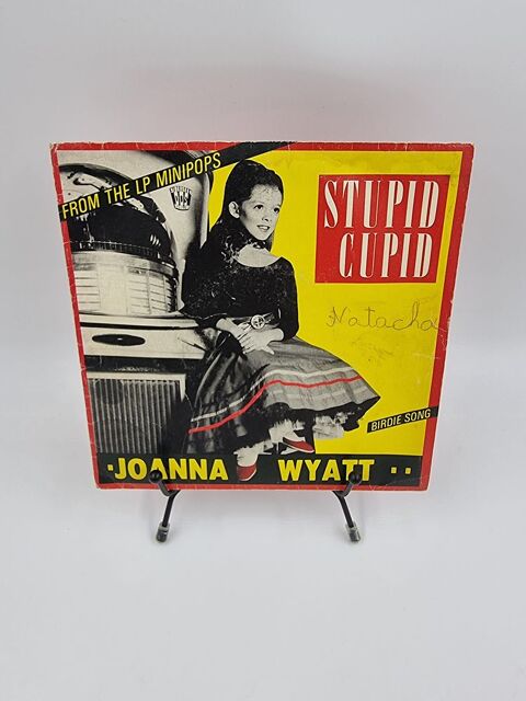 Vinyle 45 tours Joanna Wyatt : Stupid Cupid (From the LP...) 1 Vulbens (74)