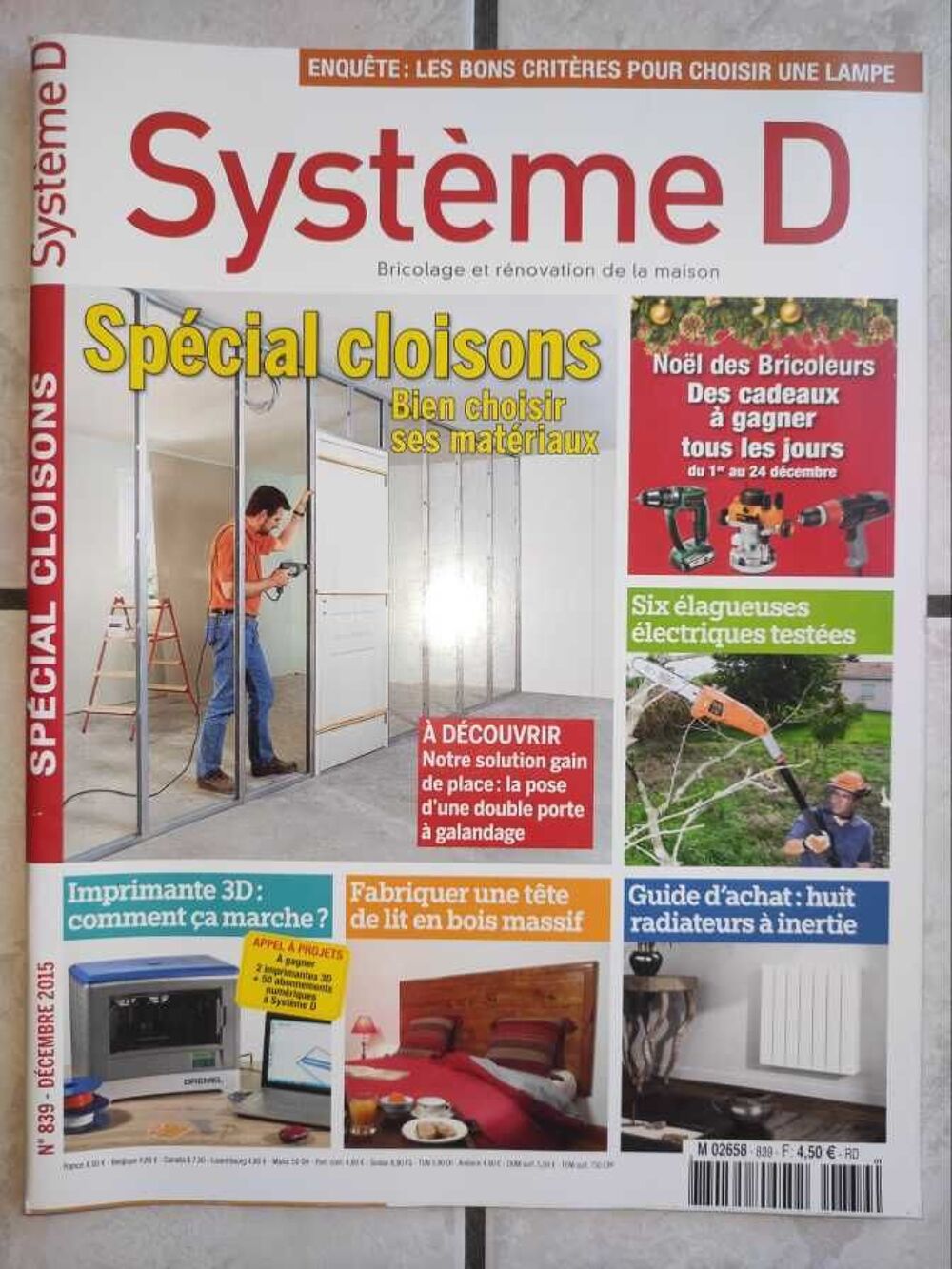 Syst&egrave;me D Lot 10 Magazines anciens Livres et BD
