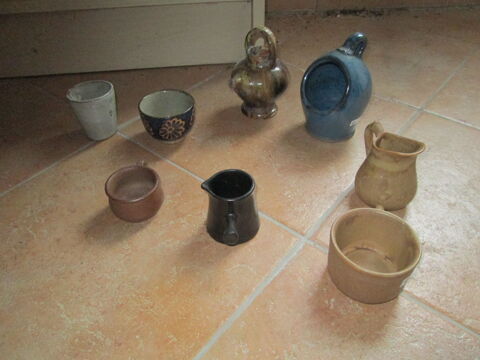 Pots miniatures en grès et poterie 2 Herblay (95)