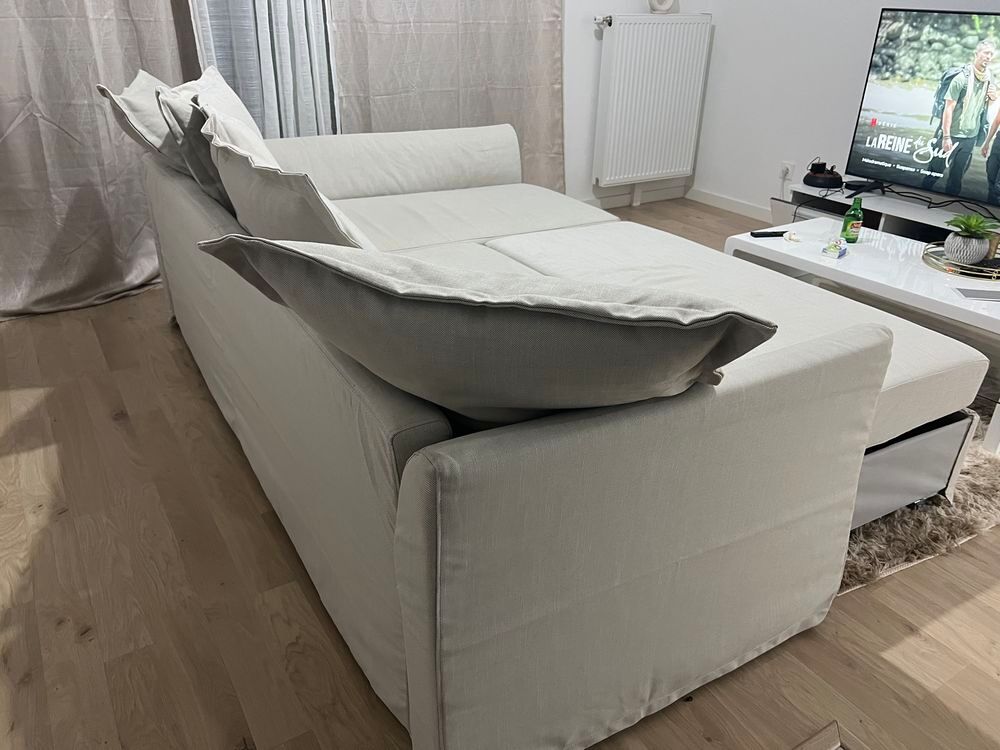 Canap&eacute; convertible IKEA couleur cr&egrave;me Meubles