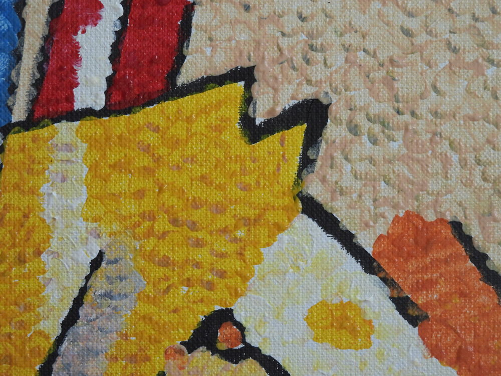 Tableau acrylique sur toile - L'oiseau Décoration
