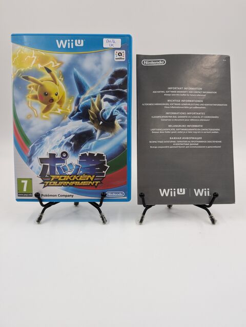 Jeu Nintendo Wii U Pokk�n Tournament en boite, complet 9 Vulbens (74)