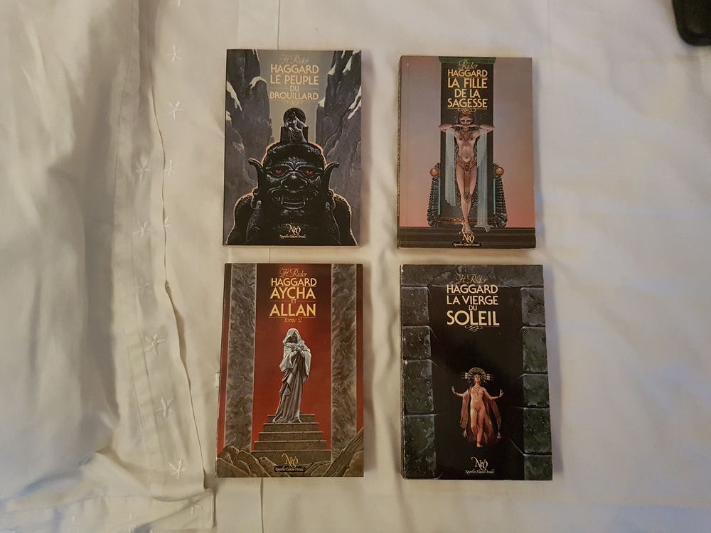 H. Rider HAGGARD - 4 titres ensemble Livres et BD