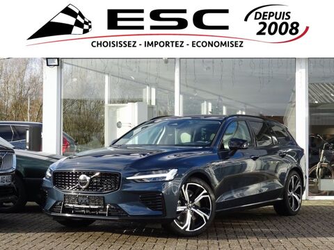 Volvo V60 T6 AWD Hybride Rechargeable 253 ch + 145 ch Geartronic 8 Plus Style Dark 2024 occasion Lille 59000