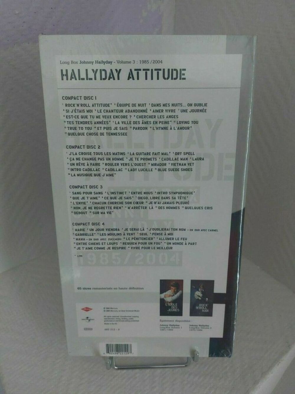 Coffret cd Johnny Hallyday - Hallyday attitude CD et vinyles