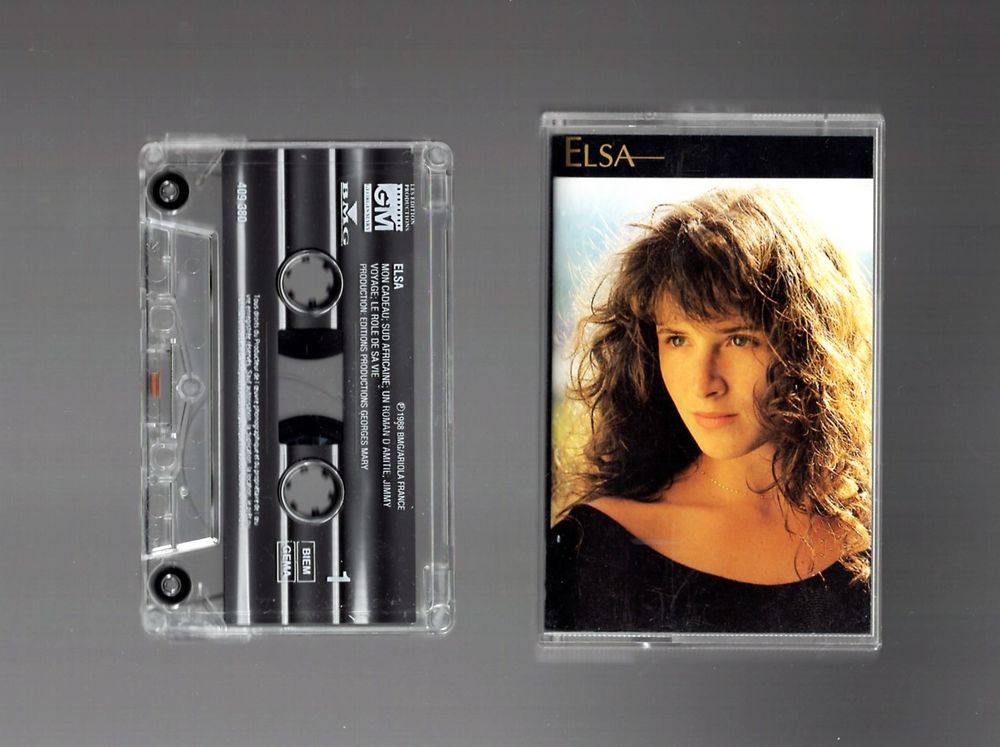 K7 ELSA : Mon cadeau - 13 titres - BMG 409380 - 1988 CD et vinyles