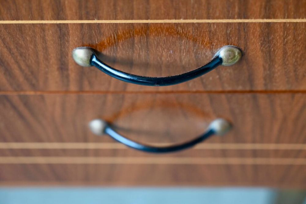Petite enfilade de style vintage scandinave sideboard meuble Meubles