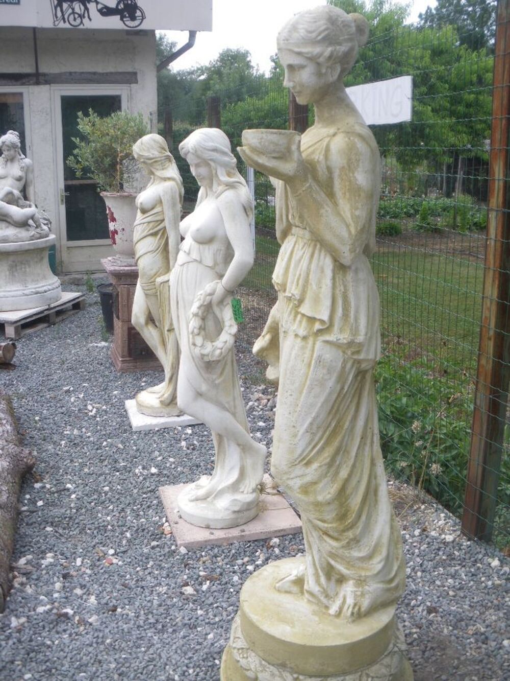 Statue en pierre V&eacute;nus Décoration