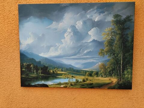 Impression sur toile paysage Reims (51)