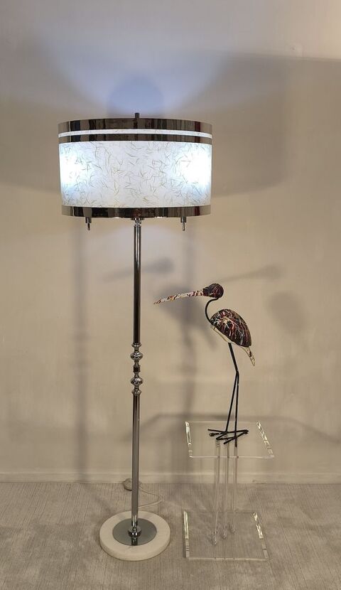 Magnifique lampadaire Italien 70's chrom 3 feux 750 Crteil (94)