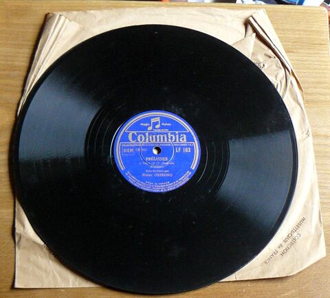 Claude DEBUSSY : Prludes - Jardins sous la pluie - 78T 12 Argenteuil (95)