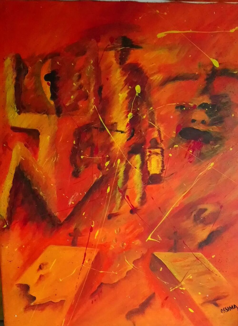 Tableau le sorcier des caveaux Décoration