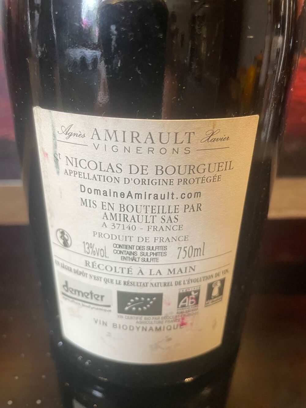 Saint-Nicolas-de-Bourgueil Le Clos des Quarterons VV 2020 Cuisine