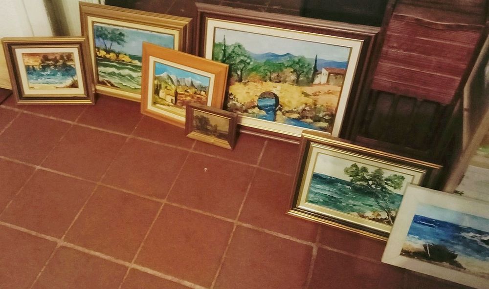 Lot de tableaux d&eacute;coratifs Décoration