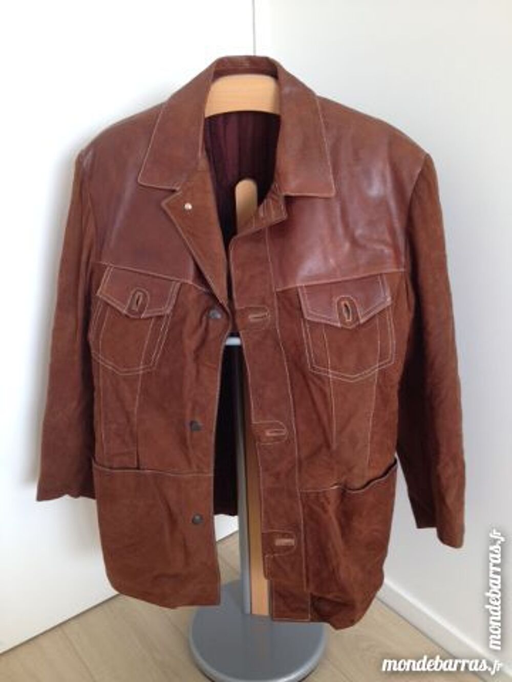 Veste cuir taille L Vêtements