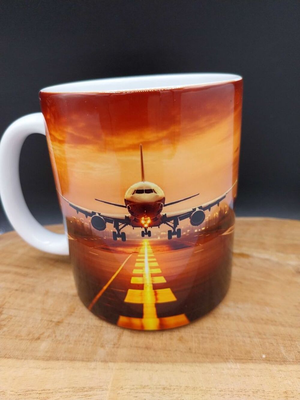 Mug personnalis&eacute; avion Décoration