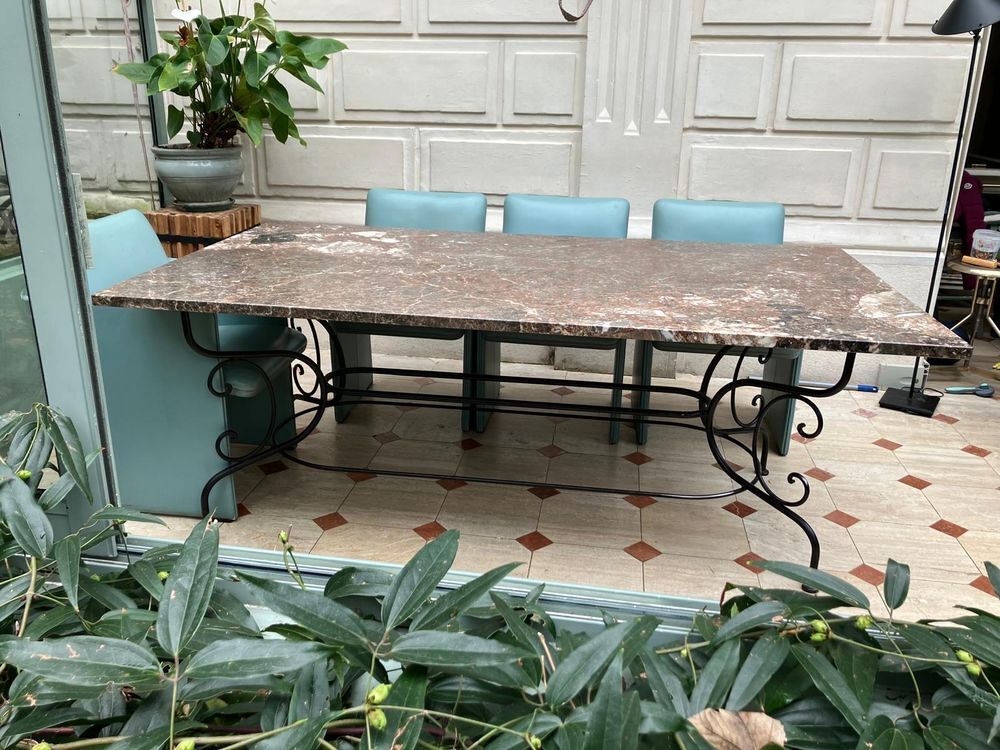 Table &agrave; manger roche bobois en marbre Meubles