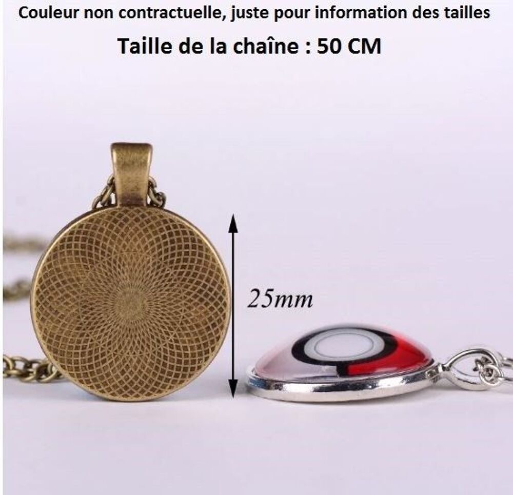 Collier Hommage avec pendentif rond Johnny Hallyday Bijoux et montres