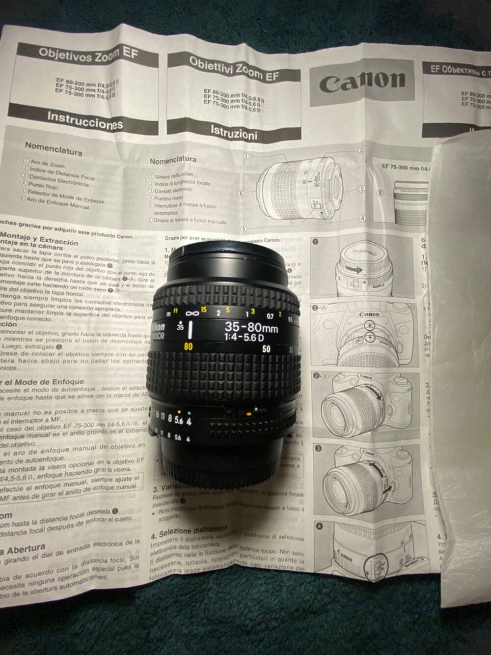 Objectif Nikon AF 35-80mm Photos/Video/TV