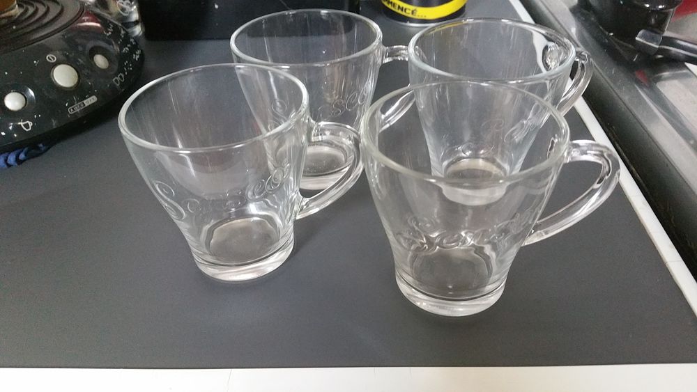 Tasses &agrave; caf&eacute; en verre Senseo Cuisine