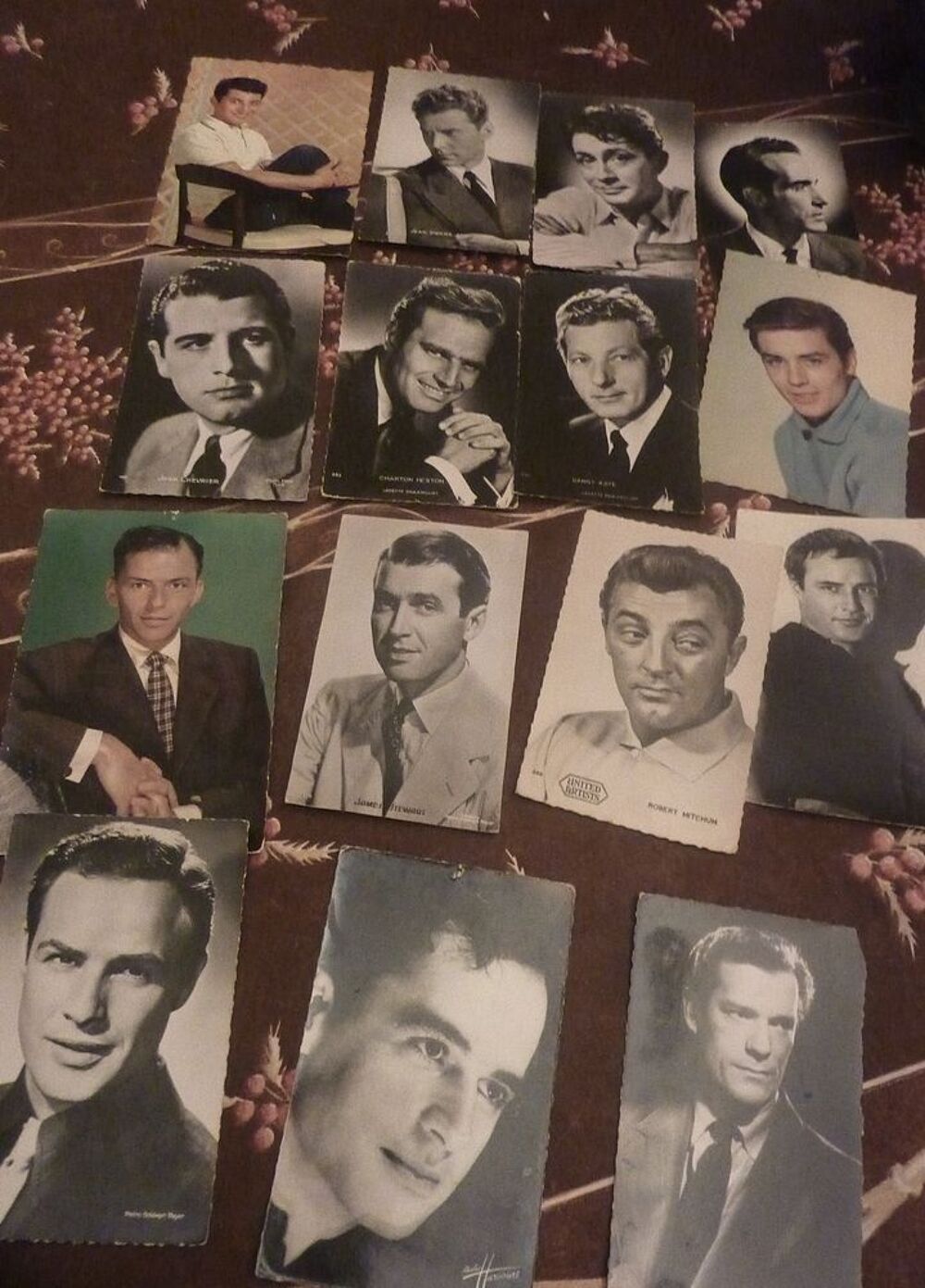 Cartes Photo des STARS des ann&eacute;es 1950 