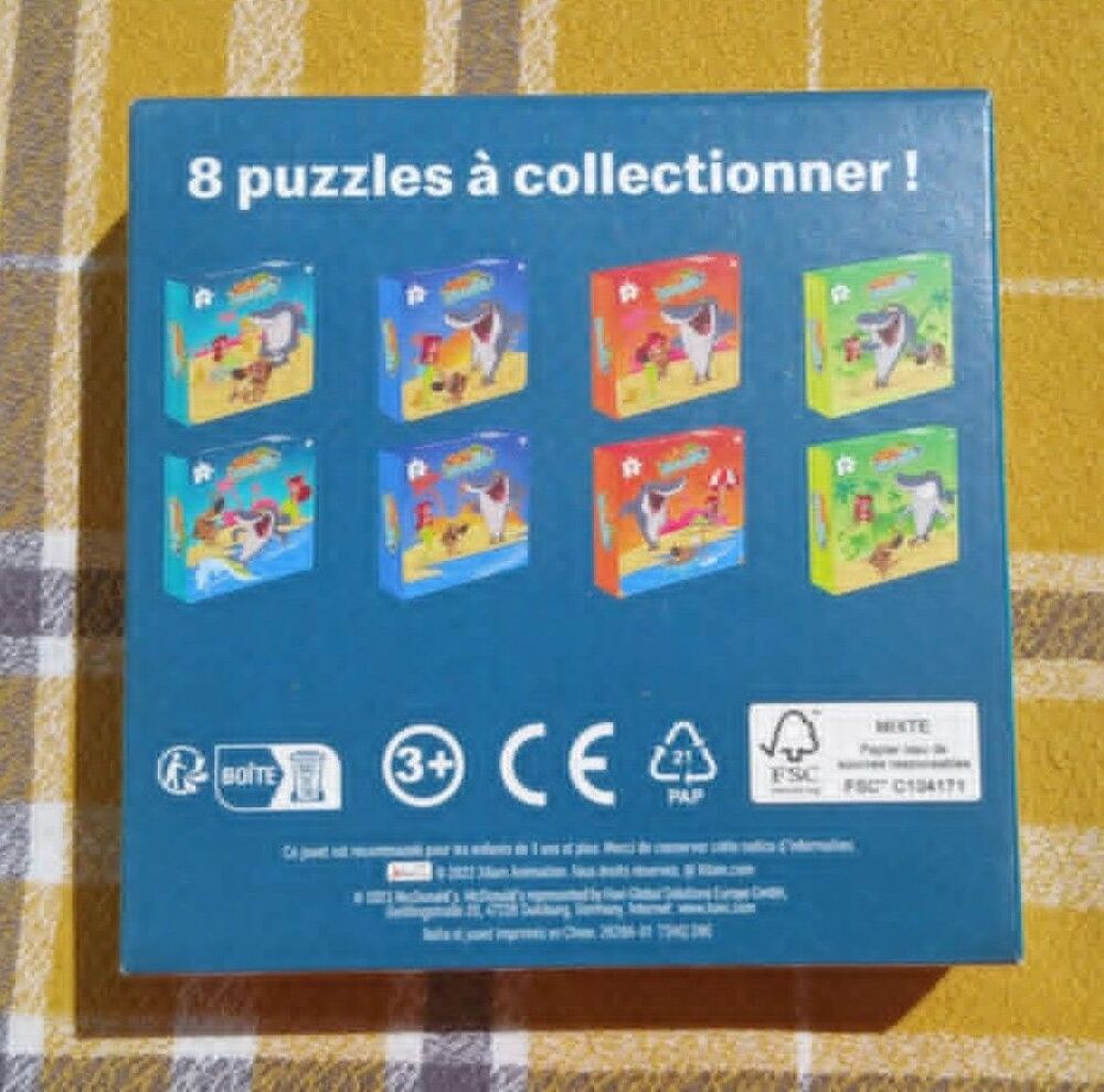 Lot de 3 Puzzles " Zig et Sharko " : Mc Donald's - Neuf Jeux / jouets