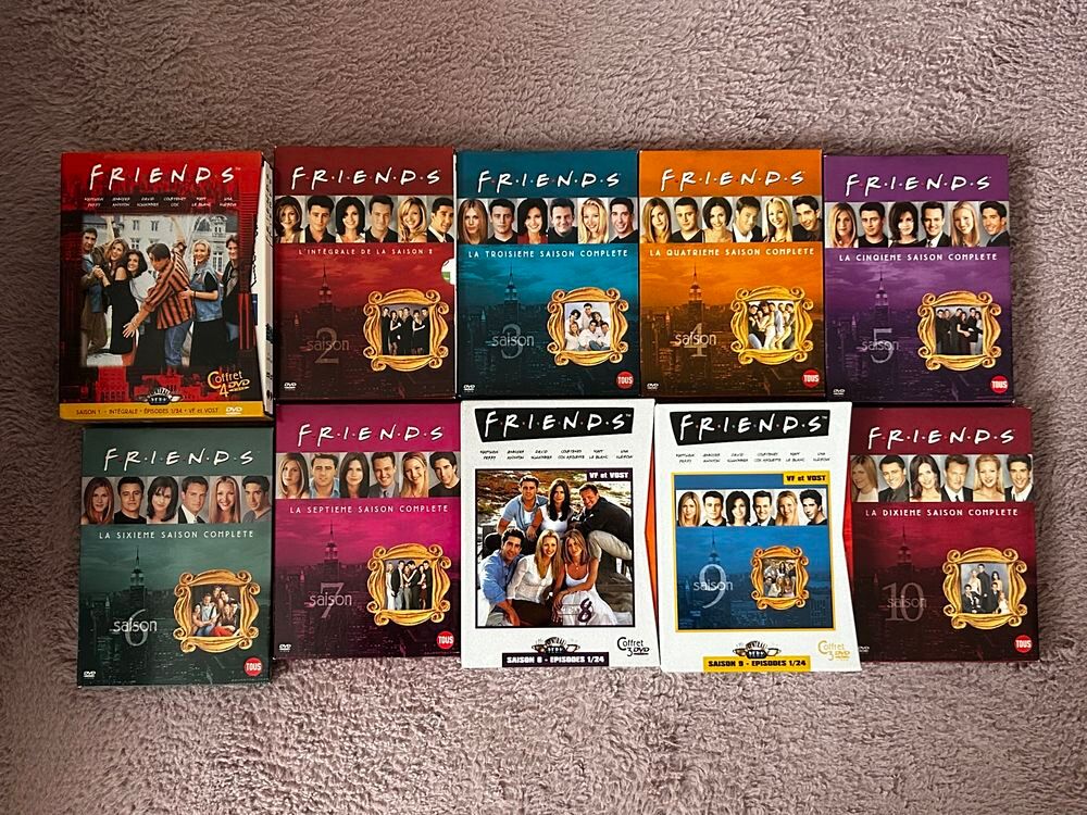 DVD s&eacute;rie FRIENDS int&eacute;grale DVD et blu-ray