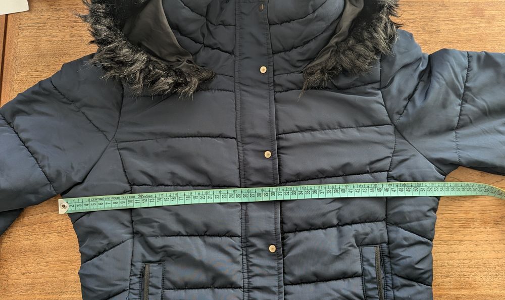 Blouson hiver bleu femme Vêtements
