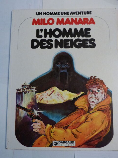 BD -  L' HOMME DES NEIGES  par  MILO MANARA  edit originale 12 Brest (29)
