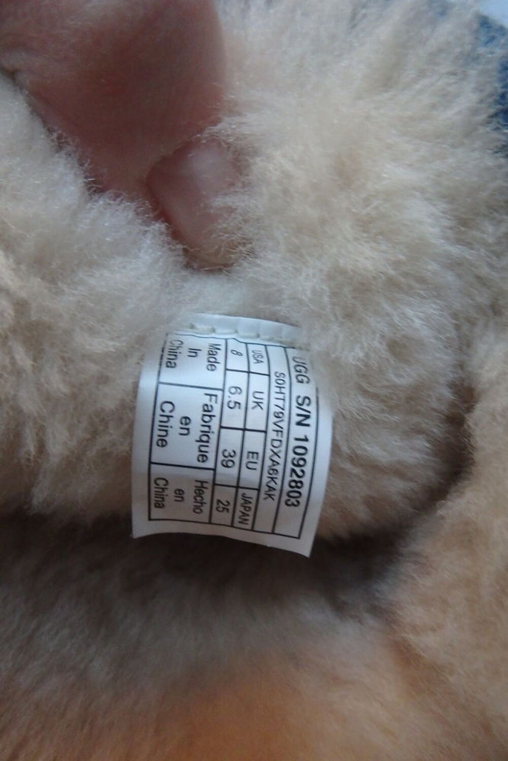 Ugg taille 39 hotsell