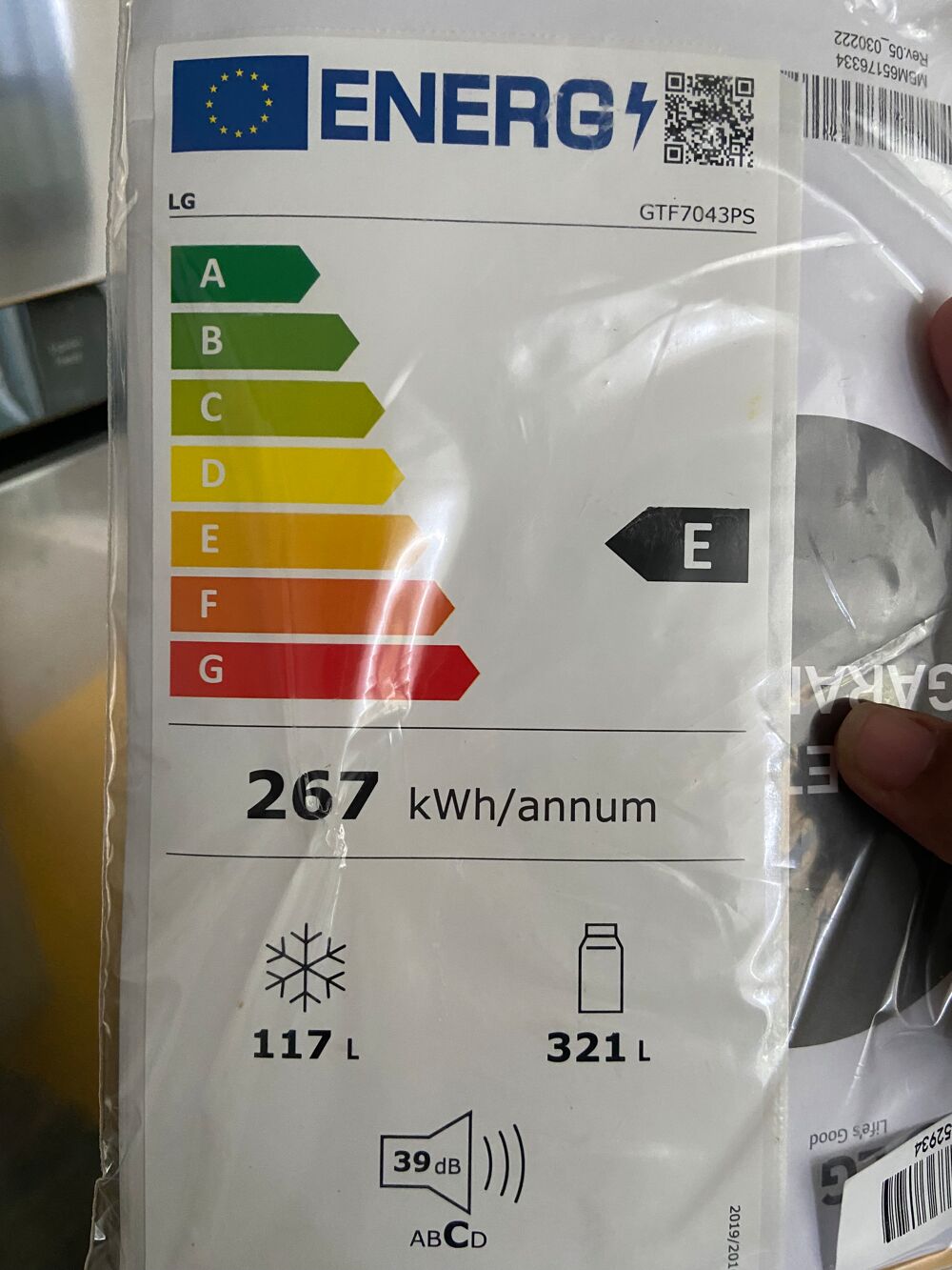 R&eacute;frig&eacute;rateur cong&eacute;lateur LG Electroménager