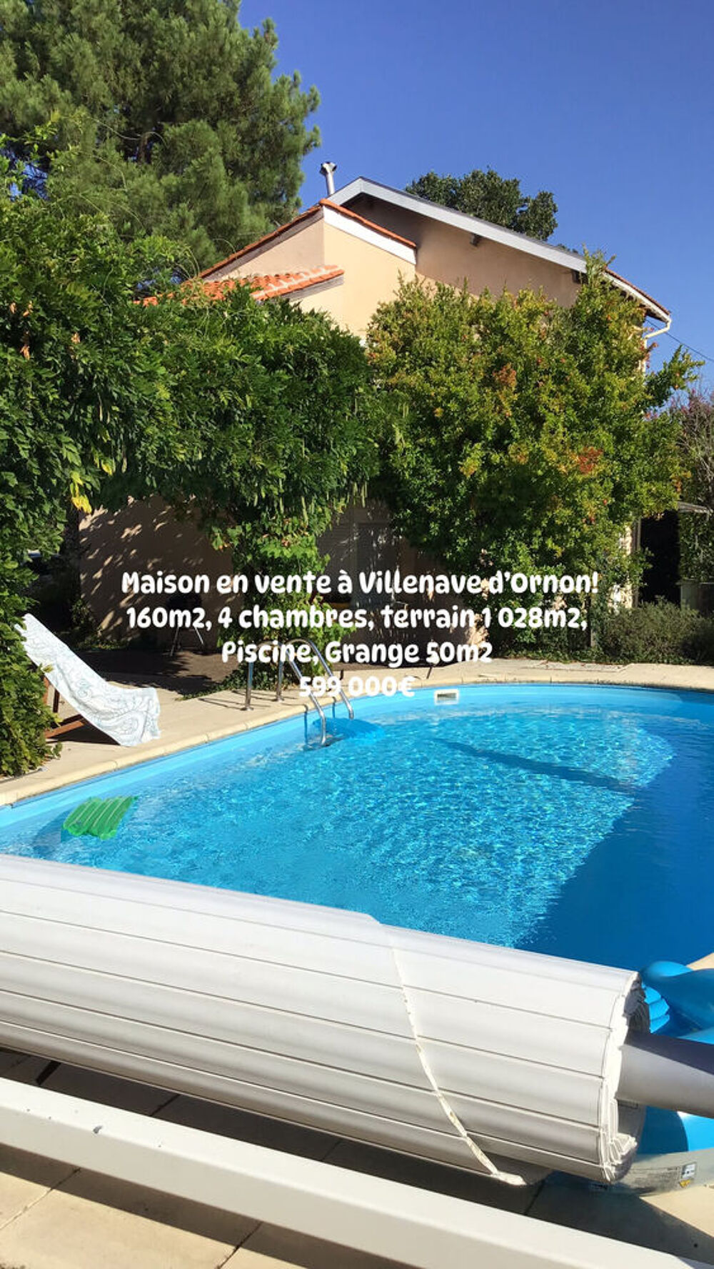 Vente Maison Maison individuelle, 4 chambres, piscine, jardin Villenave-d'ornon