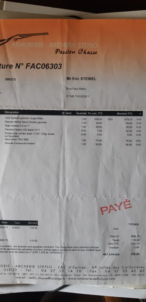 arc a poulies 300 Thoissey (01)