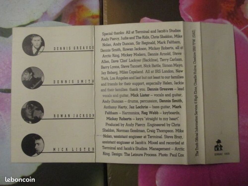 Cassette audio Dennis Greaves and the Truth CD et vinyles
