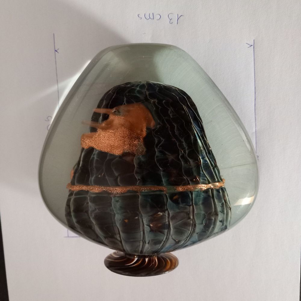 Magnifique vase Mich&egrave;le Luzoro Décoration