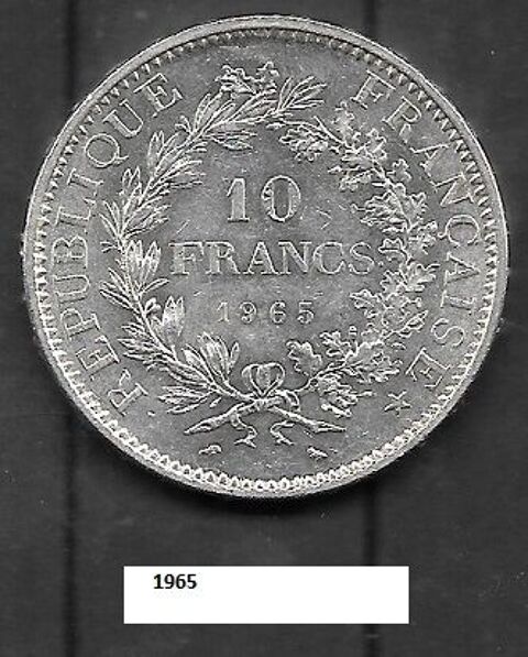 piece de 10 frs argent  type hercules 18 Maubeuge (59)